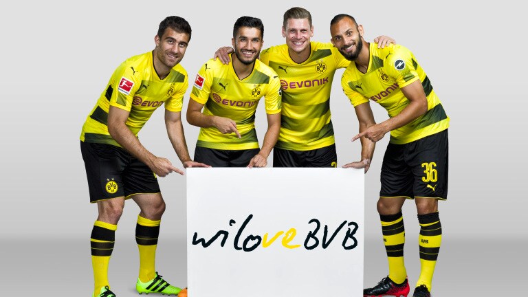 Fotoshooting BVB Spieler Saison 2017/18