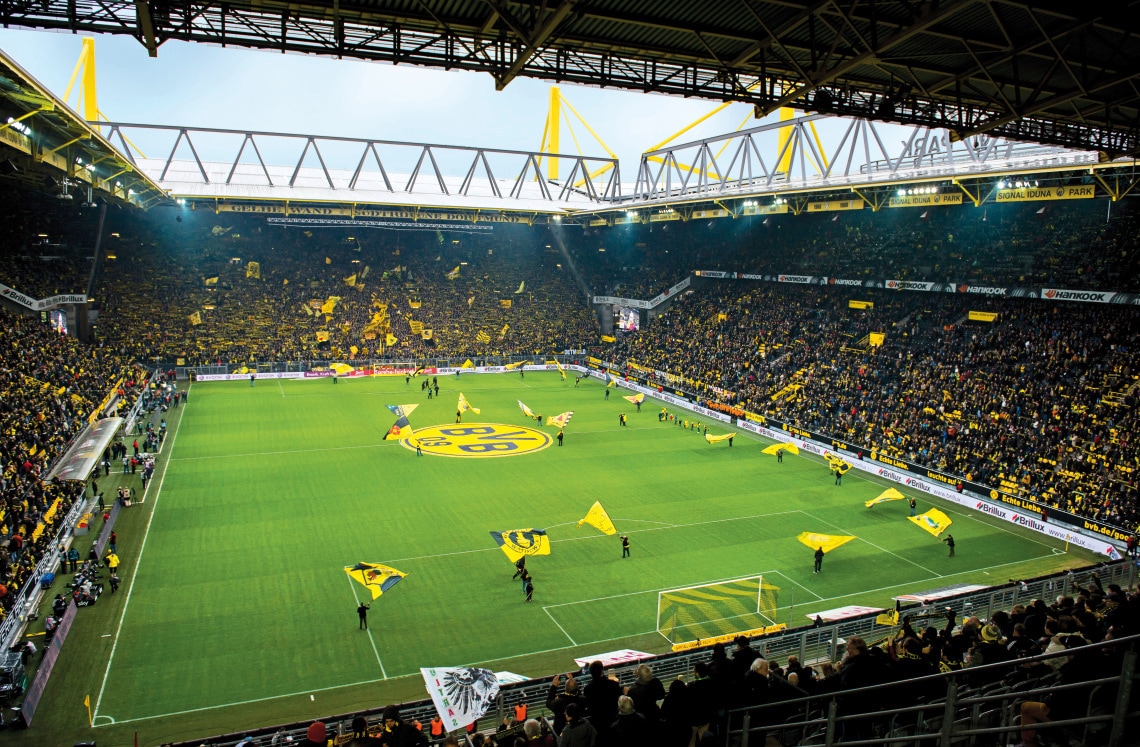 le stade SIGNAL IDUNA PARK de Dortmund