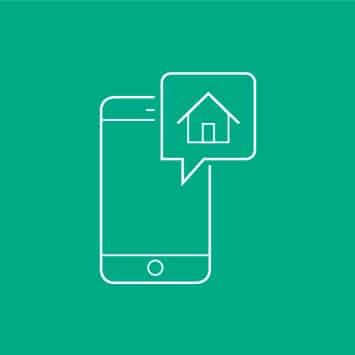 Housing & Living Icon Icon für eine einzelne Zone innerhalb der Smart Urban Areas