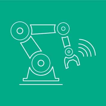 Industry Icon Icon für eine einzelne Zone innerhalb der Smart Urban Areas