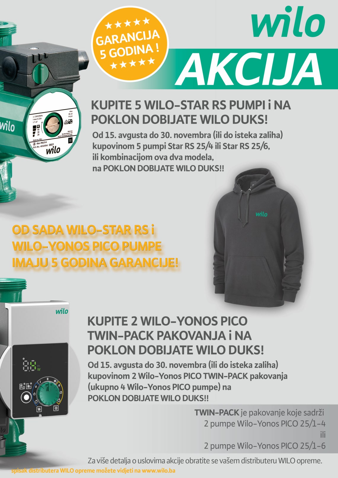 Bosnia Yonos PICO Twin Pack promo poster