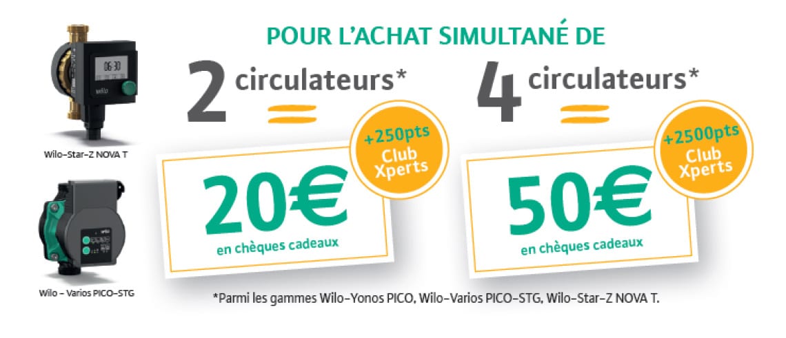 Opération Eau Chaude 2020 - illustration cheques + produits