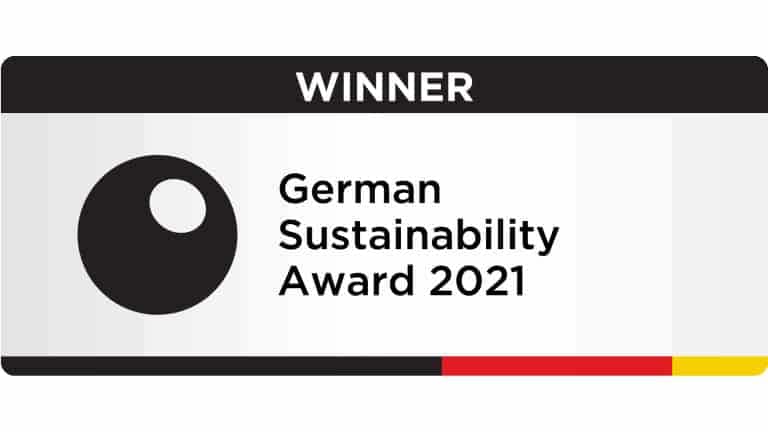 Deutscher Nachhaltigkeitspreis 2021 Siegel ENG