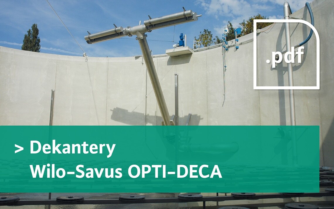 Dekantery Savus OPTI-DECA do oczyszczalni ścieków