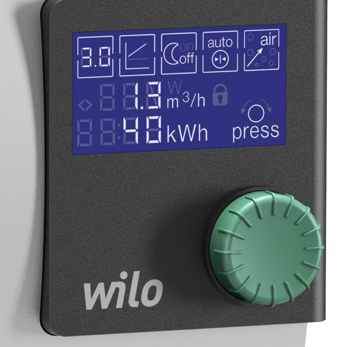 Wilo-Stratos PICO met uitgebreide LCD