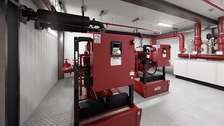Firefighting water supply in data centers