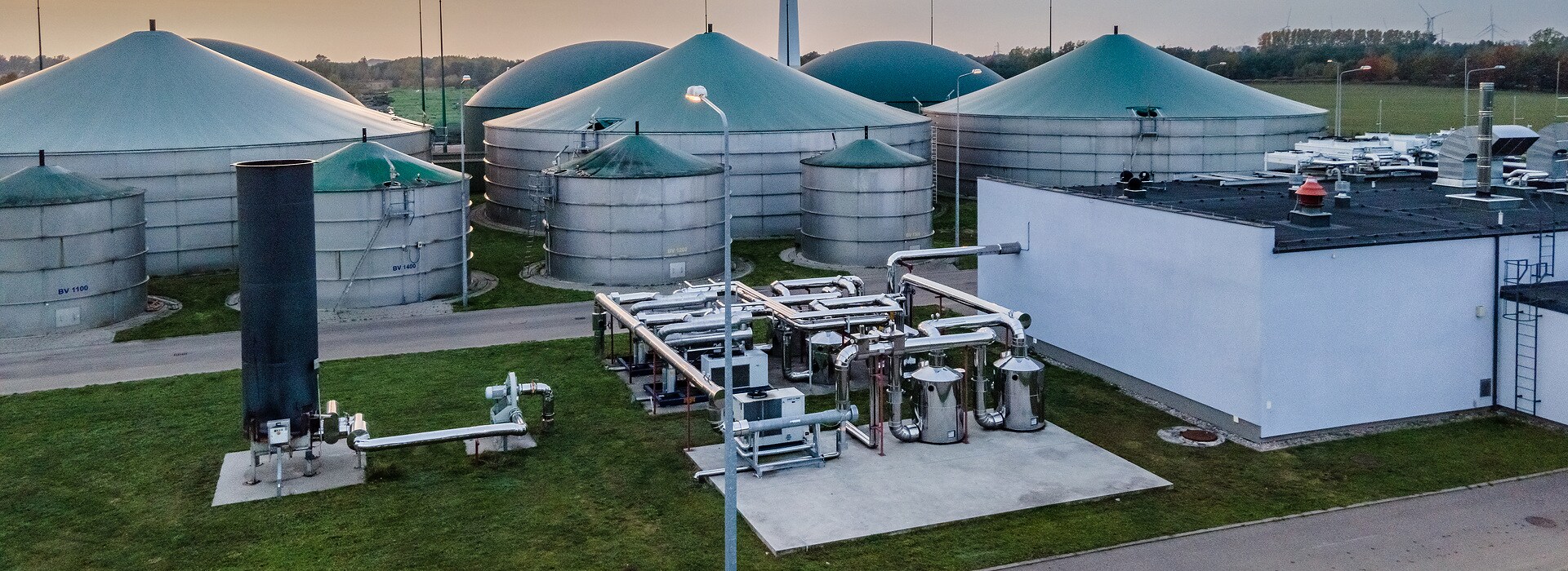 Biogas Anlage Pottangow, Poland