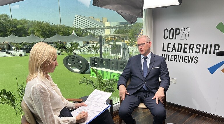 Georg Weber in COP28 Leaderhip Interviews