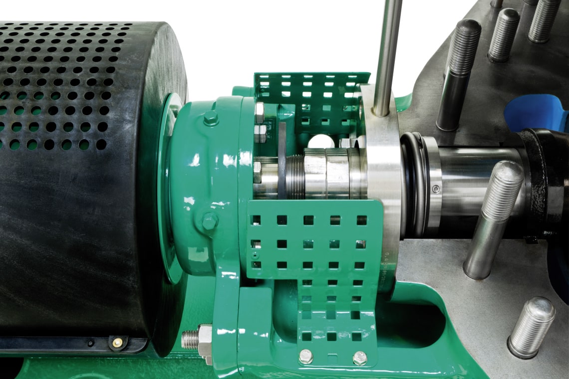 Low-wearing:The bearing bracket integrated in the main housing, the rigid shaft and the spring-pretensioned bearing all minimise wear on bearings, seals and couplings.