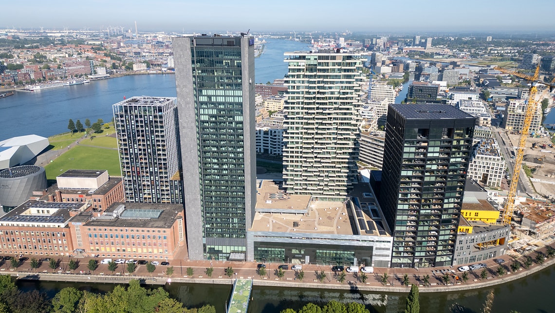 Pictures and video made for reference project Y-Towers Amsterdam.