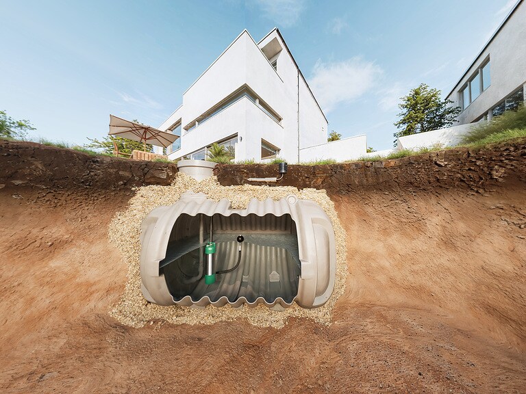 Wilo-World - Wilo-Extract FIRST SE - Rainwater usage - Single Family House