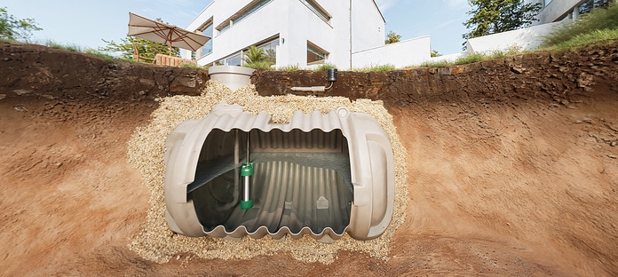 Wilo-World - Wilo-Extract First - Rainwater usage - Single Family House