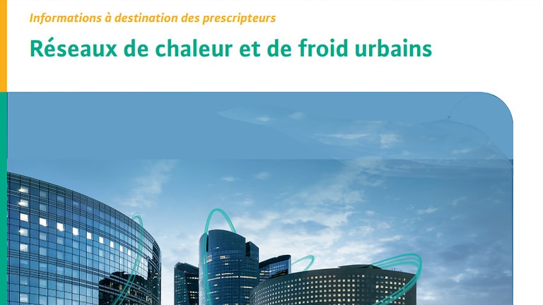 Couverture du guide "Réseaux de chaleur et de froid urbains"
