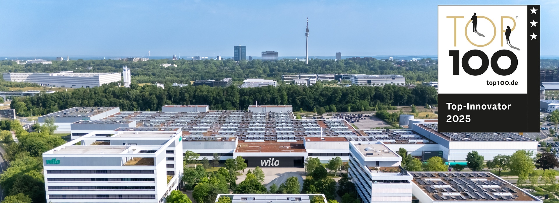The Wilo Group has once again been recognised as one of Germany’s most innovative companies. In the esteemed TOP 100 innovation competition, the technology group was awarded in the category of “Innovative Processes and Organisation”. Pressefoto