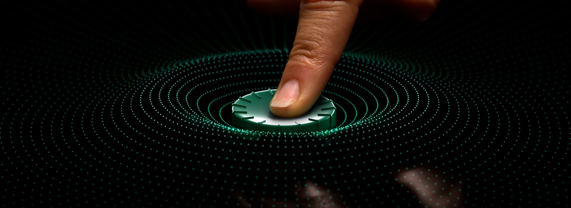 The Green Button as a symbol of Wilo’s intelligent systems in the context of the strategic topic Water AI. the-green-button-as-a-symbol-of-wilo’s-intelligent-systems-in-the-context-of-the-strategic-topic-water-ai