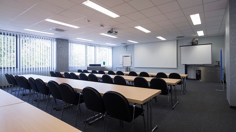 Training centre in the Wilo production in Hof, Germany. It is the "Infopoint 13" of the factory tour.