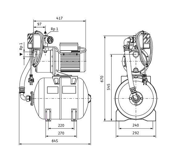 Jet HWJ 50 L 204 (1~230 V)