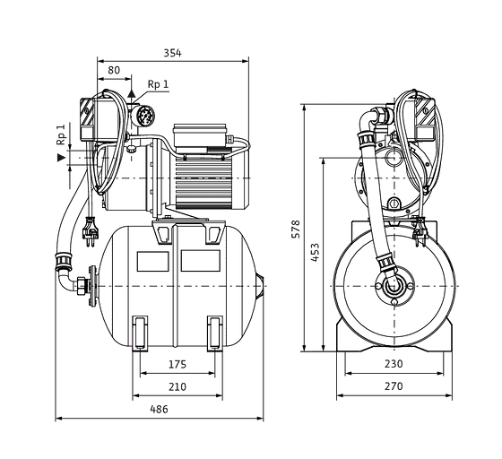 Jet HWJ 20 L 203 (1~230 V)