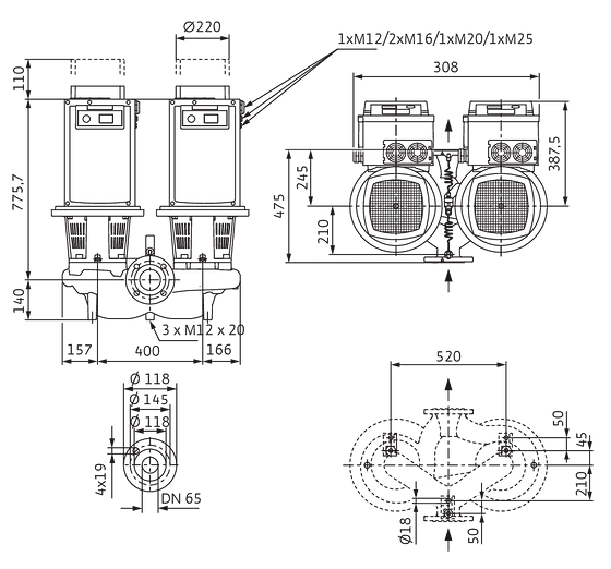 Stratos GIGA-D 65/4-57/18,5