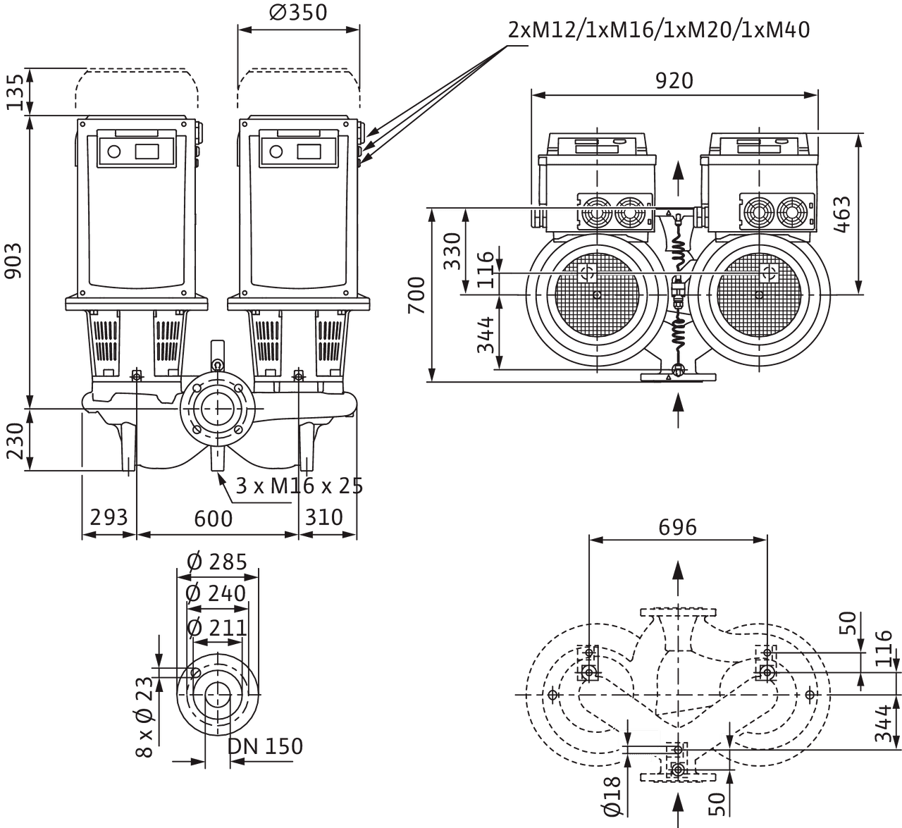 CronoTwin-DL-E 150/250-15/4-R1