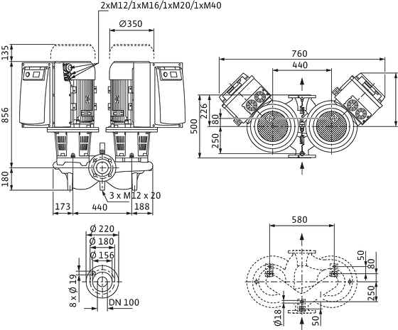 CronoTwin-DL-E 100/160-18,5/2