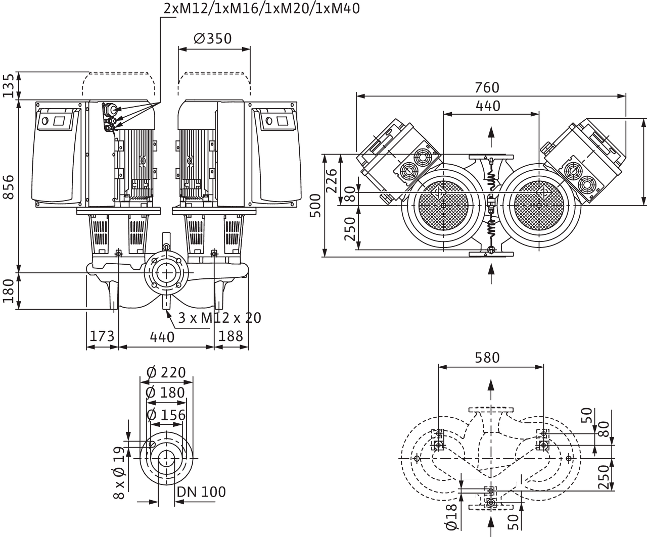 CronoTwin-DL-E 100/160-18,5/2
