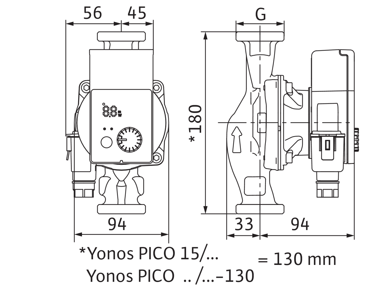 Yonos PICO 25/1-4 PN 10