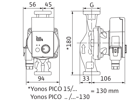 Yonos PICO 30/1-8 PN 10