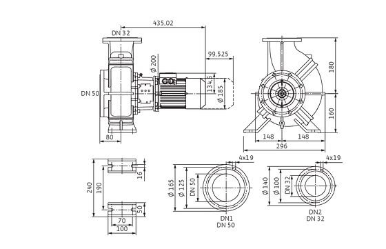 CronoBloc-BL 32/200.1-0,75/4
