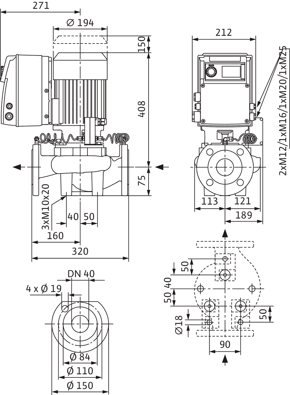 VeroLine-IP-E 40/150-3/2
