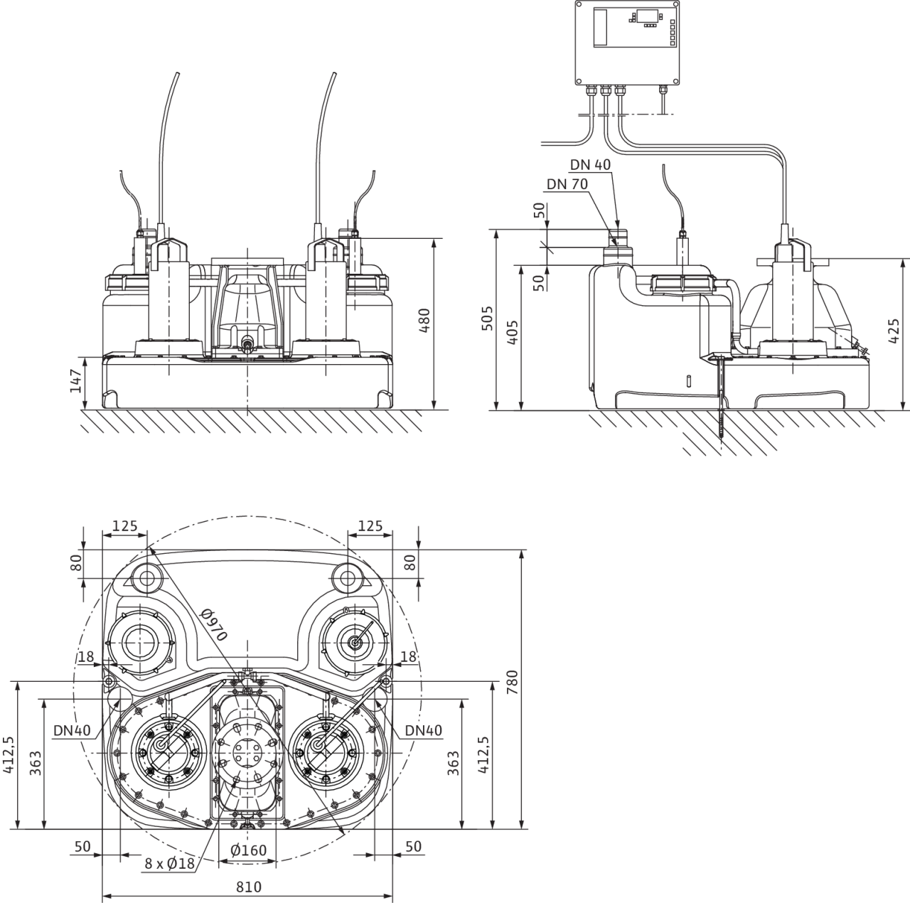DrainLift M 2/8