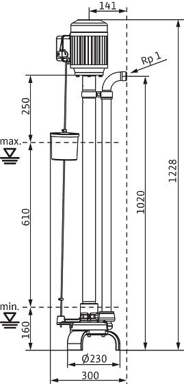 Wilo-Drain VC 32/10 (3~400 V)