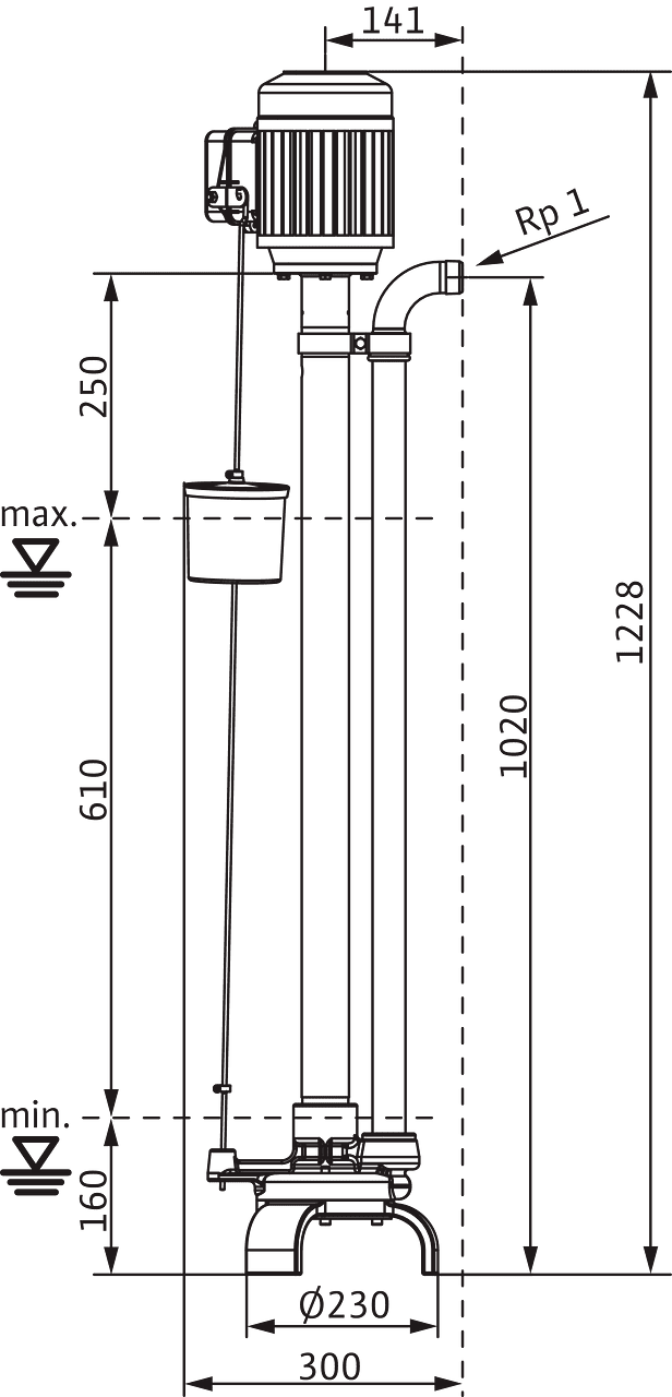 Wilo-Drain VC 32/10 (3~400 V)