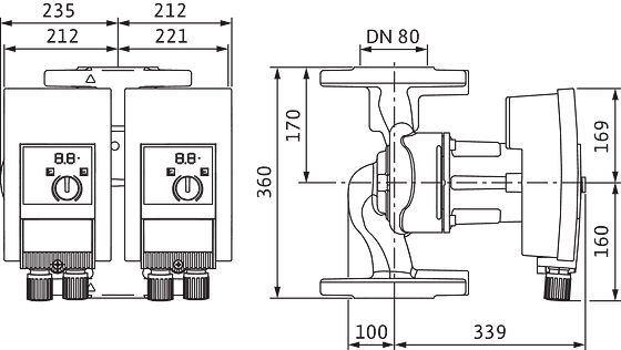 Yonos MAXO-D 80/0,5-12