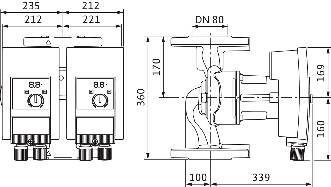 Yonos MAXO-D 80/0,5-12