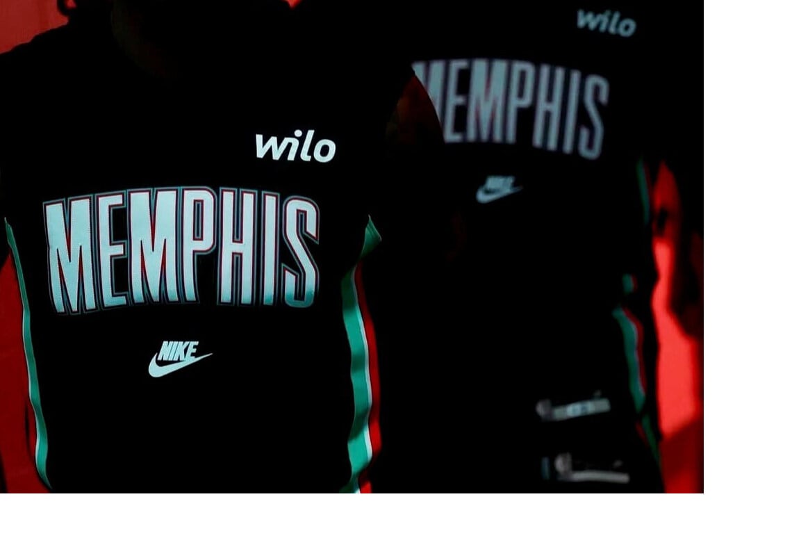 Wilo and American Marsh Pumps Sponsoring Partner des Basketballvereins Memphis Grizzlies Logo on Grizzlies Jersey