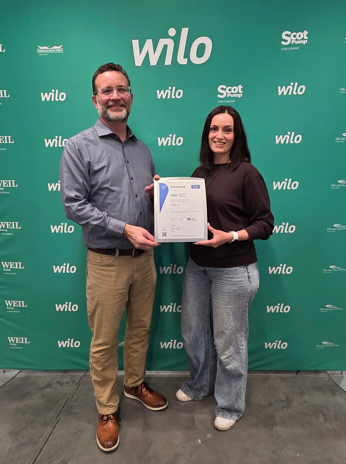 Wilo USA ISO Certification