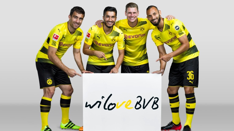 Fotoshooting BVB Spieler Saison 2017/18