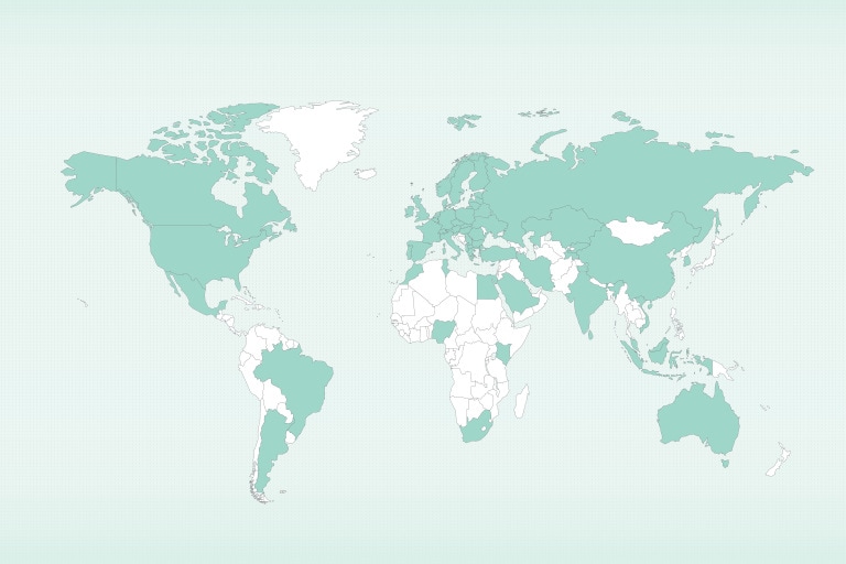 Map of Wilo worldwide