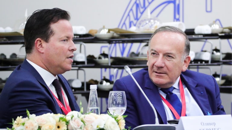 Oliver Hermes, Chairman and CEO of the Wilo Group, at the 22nd St. Petersburg International Economic Forum