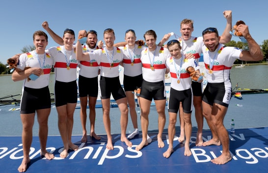 Team Deutschland-Achter Ruder WM 2018