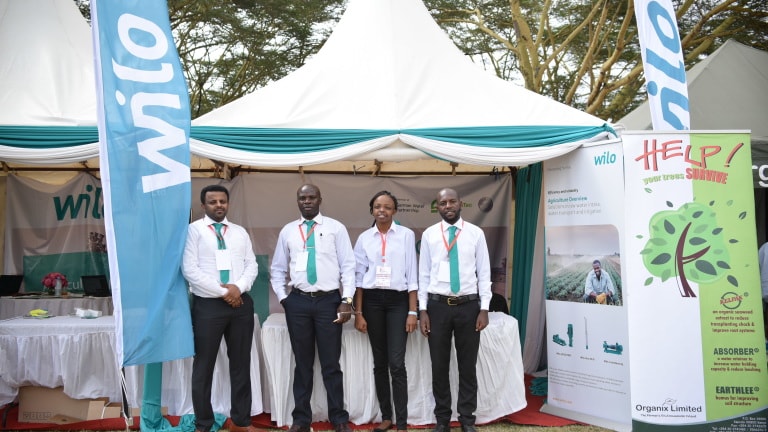 Wilo exhibits in Africa's largest agricultural fair.