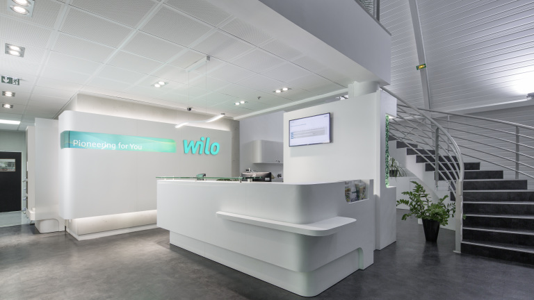 Wilo's OEM division (Original Equipment Manufacturer) is based in Aubigny, France. There are 500 employees.