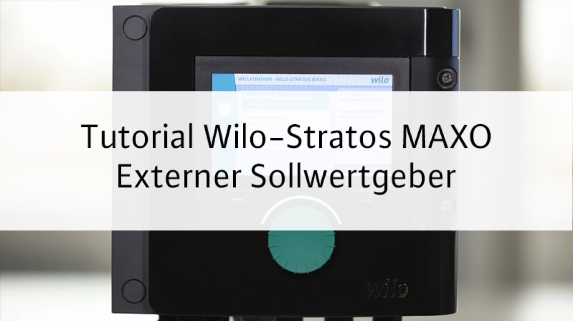 Vorschaubild Tutorial Wilo-Stratos MAXO