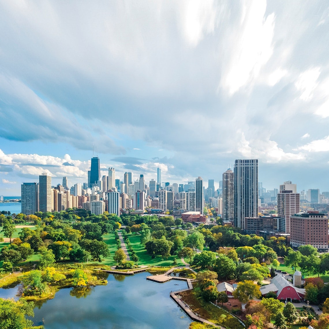 Chicago, vue d'avion