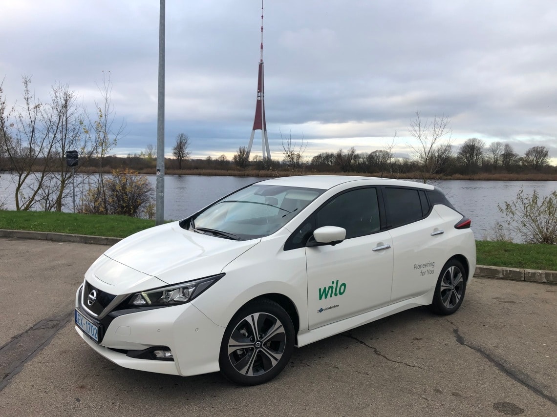 wilo baltic company buys first electric car