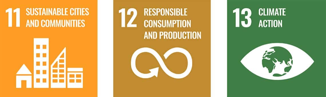 Sustainable Development Goals 11, 12 en 13