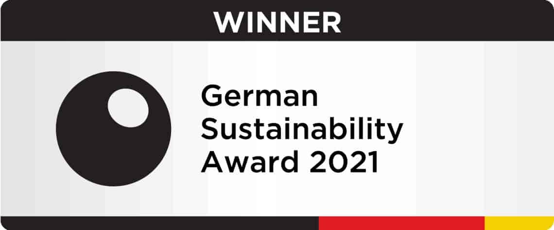 Deutscher Nachhaltigkeitspreis 2021 Siegel ENG