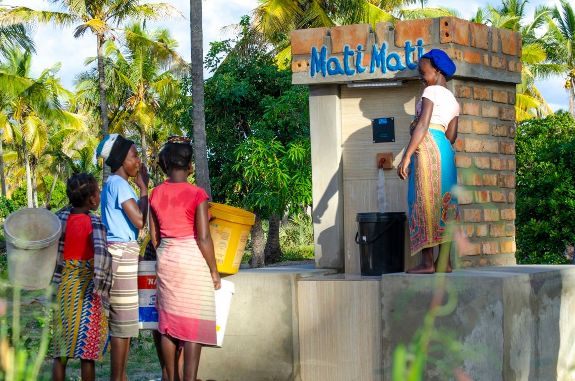 Wilo ūdensapgādes pilotprojektā "Mati Mati" Mozambikā