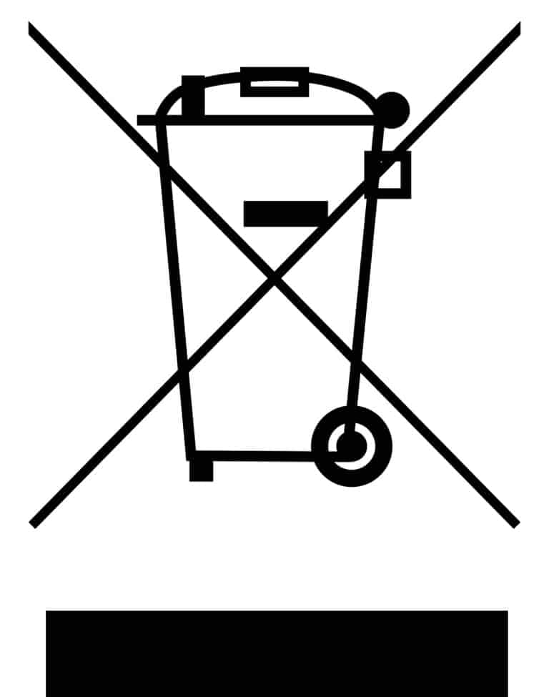 Recycling bin symbol